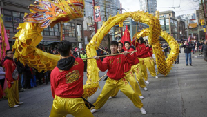 Parade zum chinesischen Frühlingsfest in Vancouver
