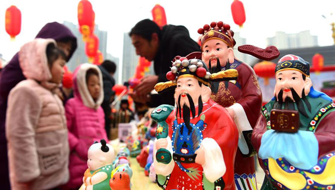 China feiert Geburtstag von "Gott des Reichtums"