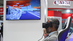 Chinesische Technik auf der Hannover-Messe in Deutschland gezeigt
