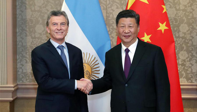 Xi Jinping trifft argentinischen Präsidenten in Johannesburg