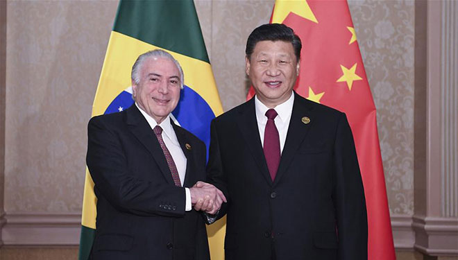 Xi Jinping trifft brasilianischen Präsidenten in Johannesburg