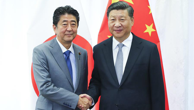Xi, Abe treffen sich zur weiteren Verbesserung der chinesisch-japanischen Beziehungen