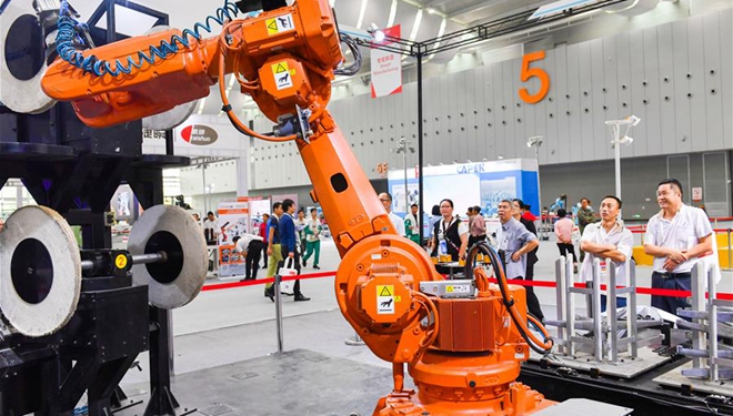 Roboter auf Internet Plus-Expo in Foshan
