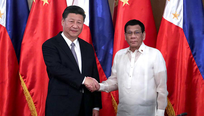 Xi führt Gespräche mit Rodrigo Duterte in Manila