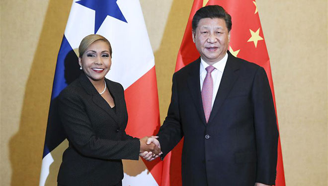 Xi Jinping trifft Präsidentin der Nationalversammlung von Panama