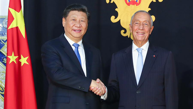 Xi Jinping führt Gespräche mit portugiesischem Präsidenten