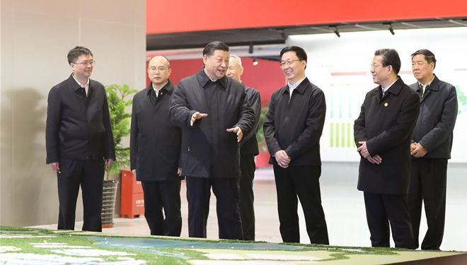 Xi Jinping inspiziert Xiong'an New Area