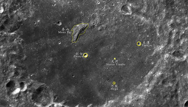 Landeplatz der chinesischen Mondsonde Chang'e-4 heißt "Statio Tianhe"