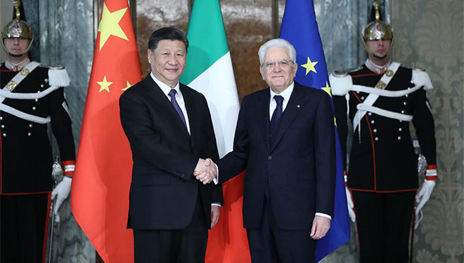 Xi Jinping und sein italienischer Amtskollege führen Gespräche in Rom