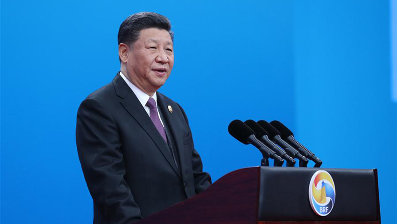 Xi Jinping nimmt an Eröffnungszeremonie des zweiten „Gürtel und Straße“- Forums für Internationale Kooperation teil