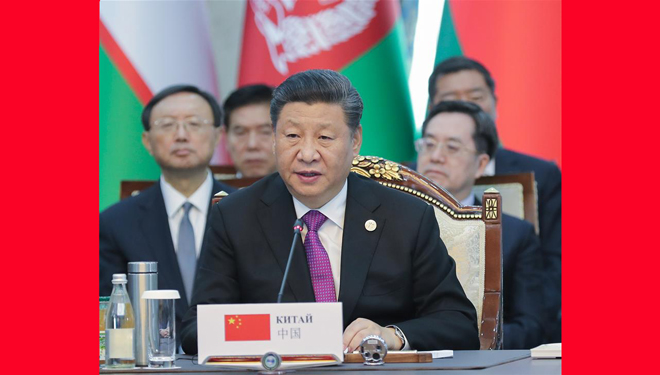 Xi Jinping nimmt am 19. SOZ-Gipfeltreffen in Bischkek teil