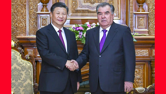 Xi Jinping führt Gespräche mit tadschikischem Staatspräsidenten Emomali Rahmon