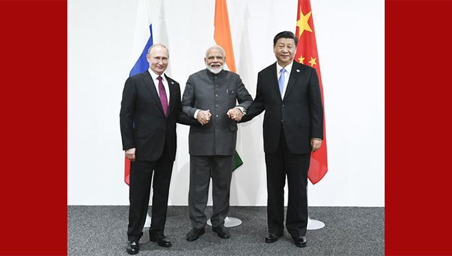 Xi, Putin und Modi verpflichten sich zur Stärkung der trilateralen Zusammenarbeit für Wohlstand der Welt