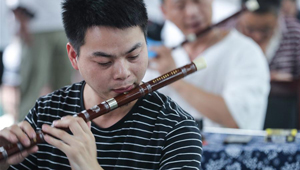 Wettbewerb zur Herstellung von Bambusflöten in Hangzhou abgehalten