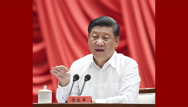Xi hält Rede bei Eröffnung eines Ausbildungsprogramms für junge und mittlere Beamte an Parteischule des Zentralkomitees der KPCh