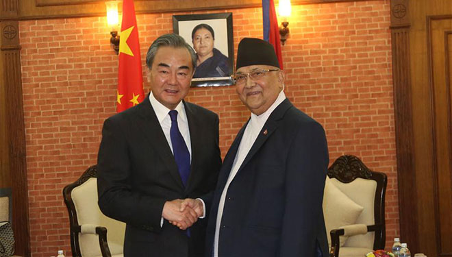 Wang Yi besucht Nepal