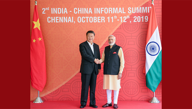Xi und Modi setzen ihr informelles Treffen in Chennai fort