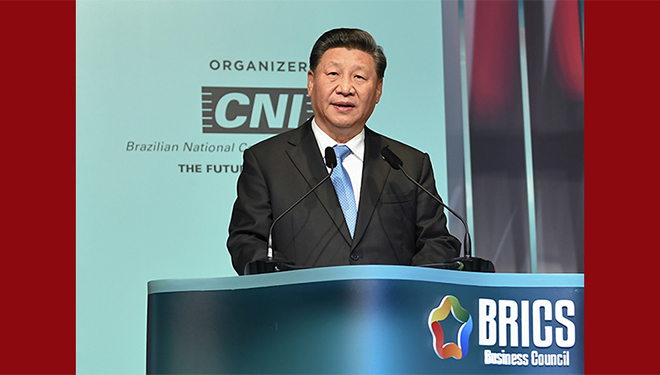 Xi drängt auf aktive Teilnahme des Unternehmenssektors an BRICS-Zusammenarbeit
