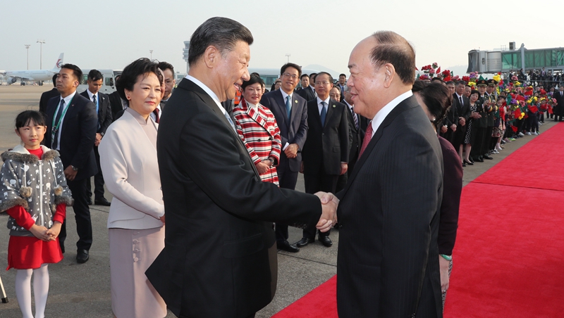 Staatspräsident Xi reist nach Beijing nach Teilnahme an Feierlichkeiten zum Jubiläum der Rückkehr Macaus