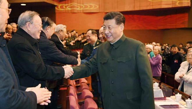 Xi grüßt Militärveteranen zum Frühlingsfest