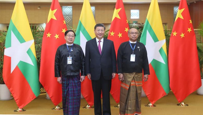 Xi trifft Vertreter des Parlaments von Myanmar