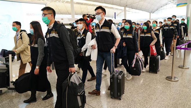 HKSAR-Regierung wird Bewohner unter Quarantäne an Bord eines Kreuzfahrtschiffes in Japan mittels Charterflüge zurückbringen