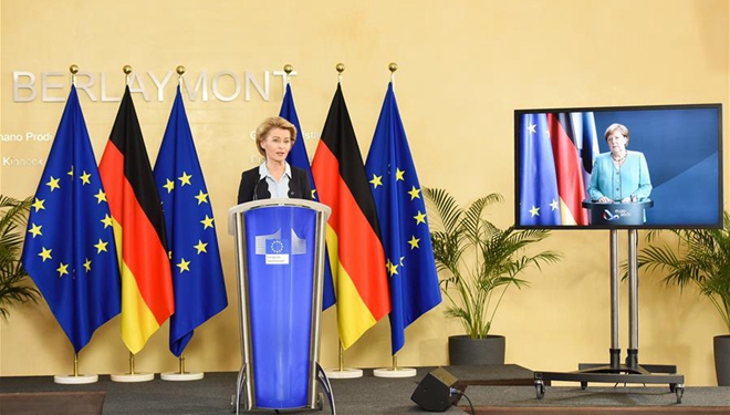 Führungen von EU und Deutschland werden zu Gesprächen über Wiederbelebung der Wirtschaft zusammentreffen