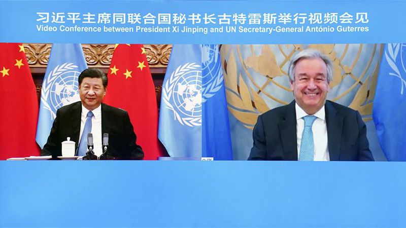 Xi und UN-Chef halten Videokonferenz ab