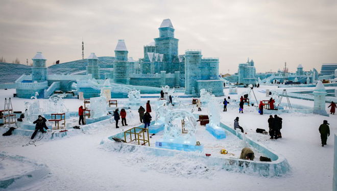 Chinas &bdquo;Eisstadt&ldquo; Harbin f&ouml;rdert Wintertourismus