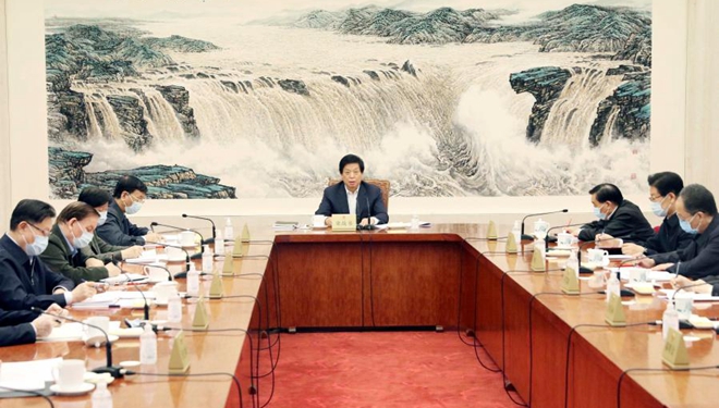 Hochrangige chinesische Gesetzgeber studieren Xi Jinpings Ideen zur Rechtsstaatlichkeit