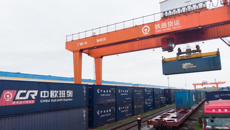 In Bildern: Über 1.200 Güterzugfahrten von Hunan nach Europa seit 2014