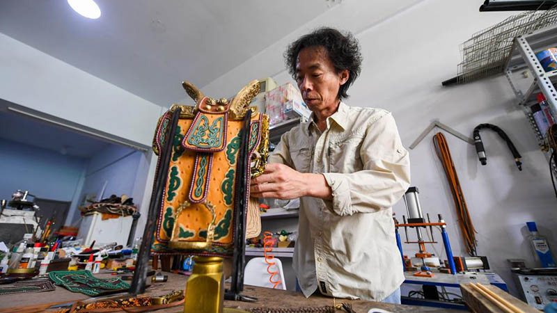Bildgeschichte eines Handwerkers in der Inneren Mongolei