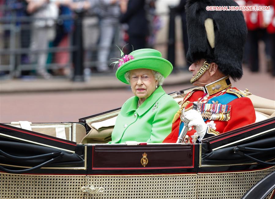 geburtstagsfeierlichkeiten der queen in london