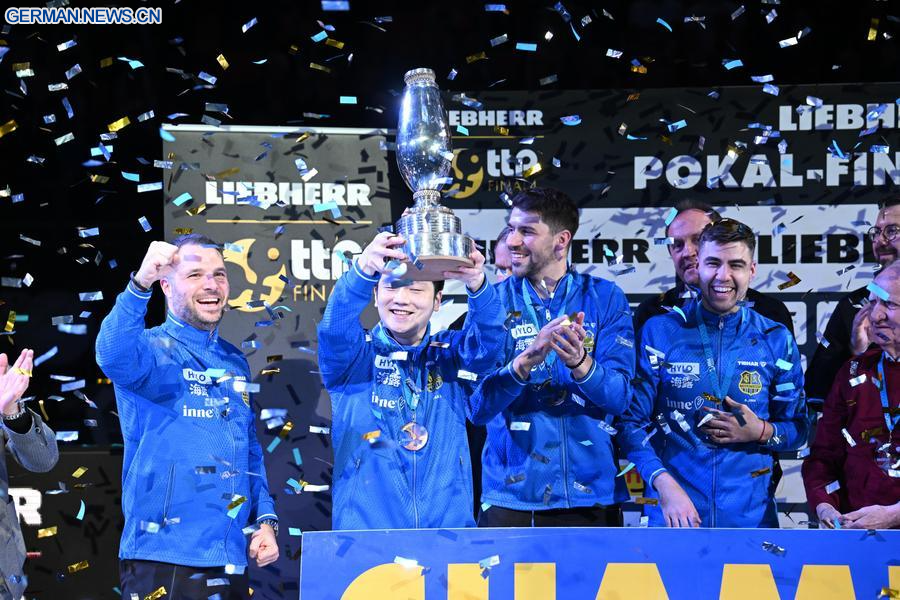 Fan Zhendong Claims German Table Tennis Cup Title | Xinhua Fan Zhendong Claims German Table Tennis Cup Title | Xinhua